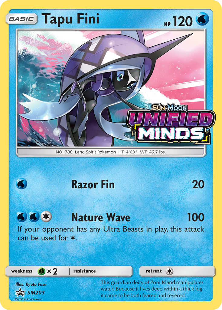 Tapu Fini (SM203) [Sun & Moon: Black Star Promos] | Enigma On Main