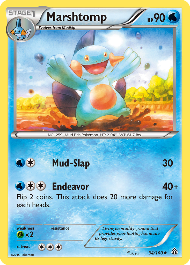 Marshtomp (34/160) [XY: Primal Clash] | Enigma On Main