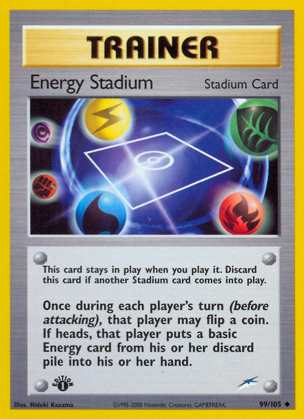 Energy Stadium (99/105) [Neo Destiny 1st Edition] | Enigma On Main