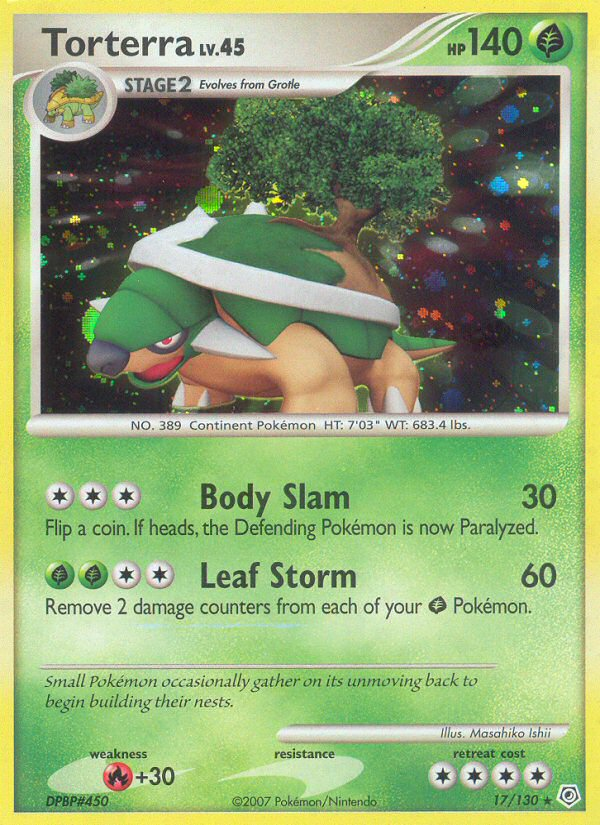 Torterra (17/130) [Diamond & Pearl: Base Set] | Enigma On Main