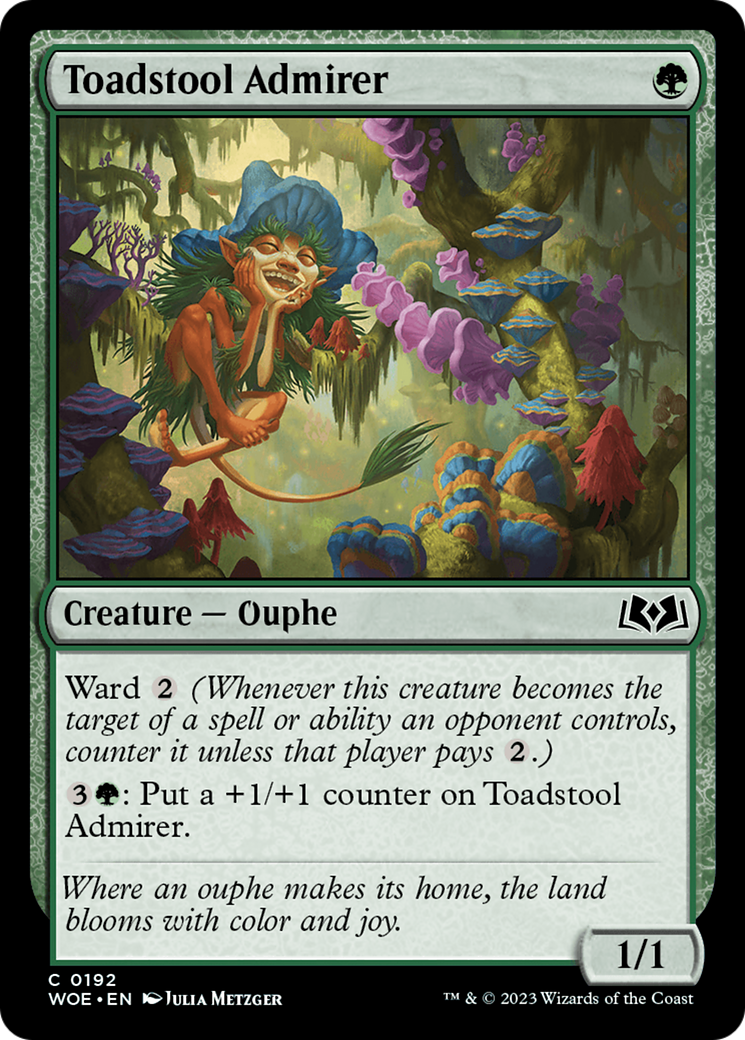 Toadstool Admirer [Wilds of Eldraine] | Enigma On Main