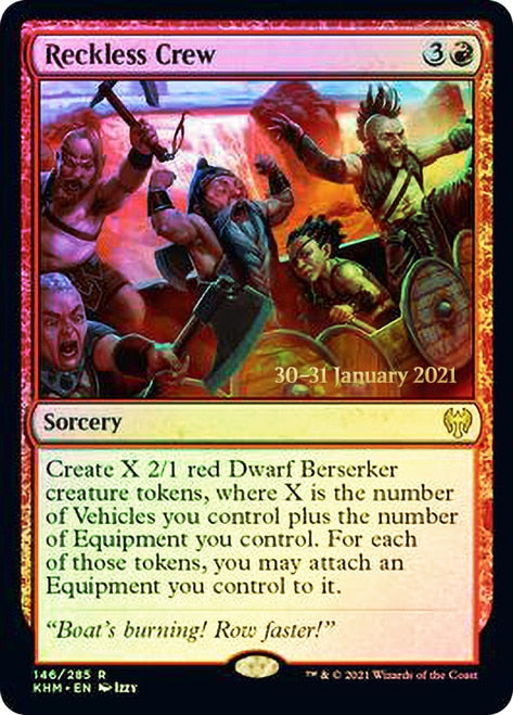 Reckless Crew  [Kaldheim Prerelease Promos] | Enigma On Main