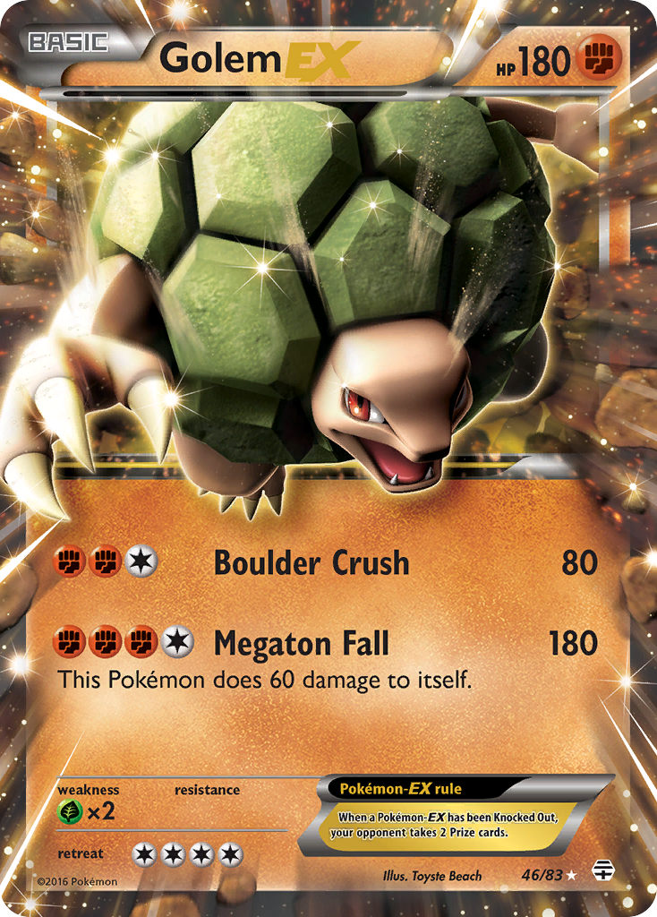 Golem EX (46/83) [XY: Generations] | Enigma On Main