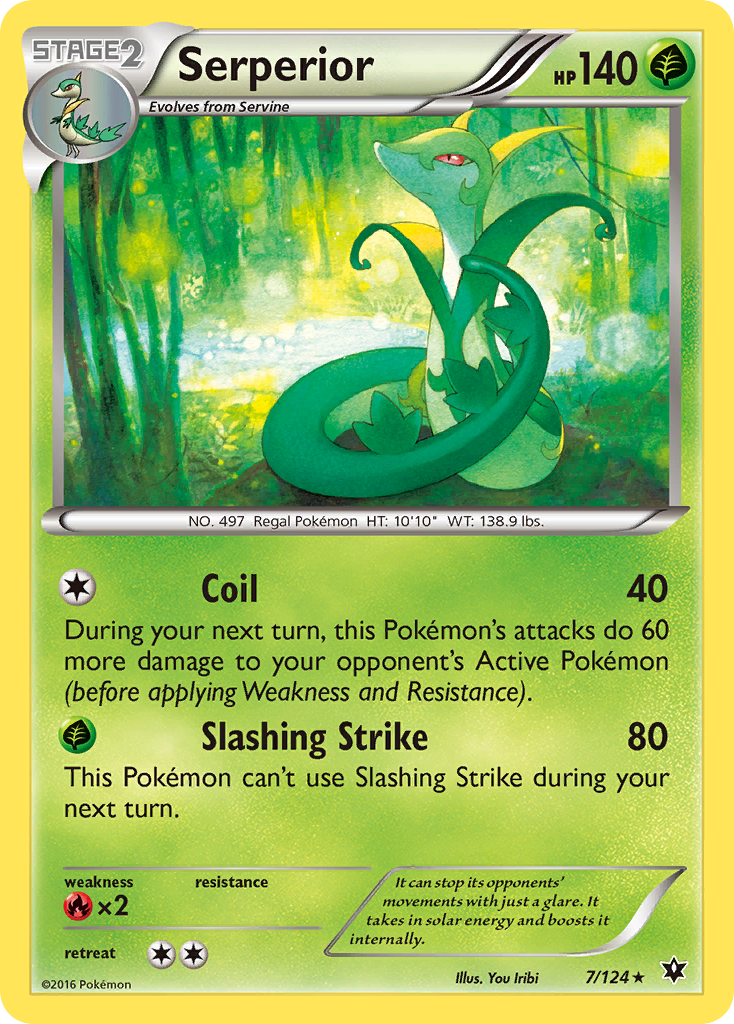 Serperior (7/124) [XY: Fates Collide] | Enigma On Main