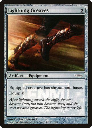 Lightning Greaves [Friday Night Magic 2009] | Enigma On Main