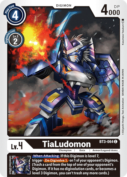 TiaLudomon [BT3-064] [Release Special Booster Ver.1.5] | Enigma On Main