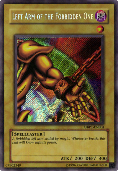 Left Arm of the Forbidden One [UBP1-EN004] Secret Rare | Enigma On Main