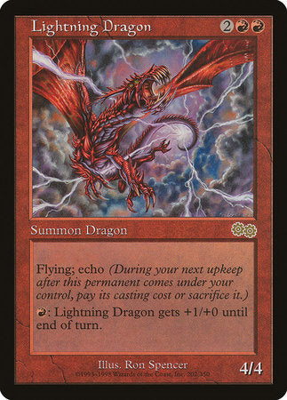 Lightning Dragon [Urza's Saga] | Enigma On Main