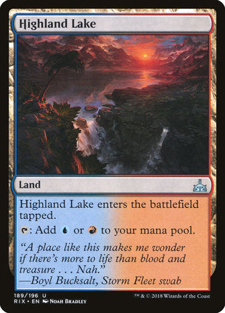 Highland Lake [Rivals of Ixalan] | Enigma On Main