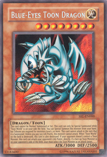 Blue-Eyes Toon Dragon [SRL-EN000] Secret Rare | Enigma On Main