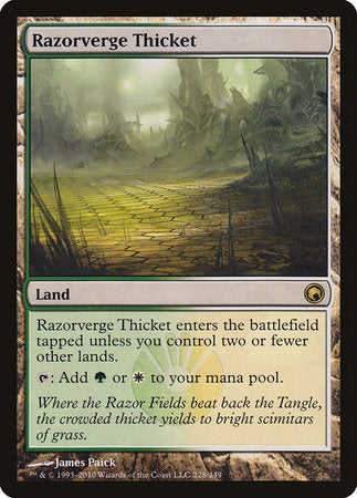 Razorverge Thicket [Scars of Mirrodin] | Enigma On Main