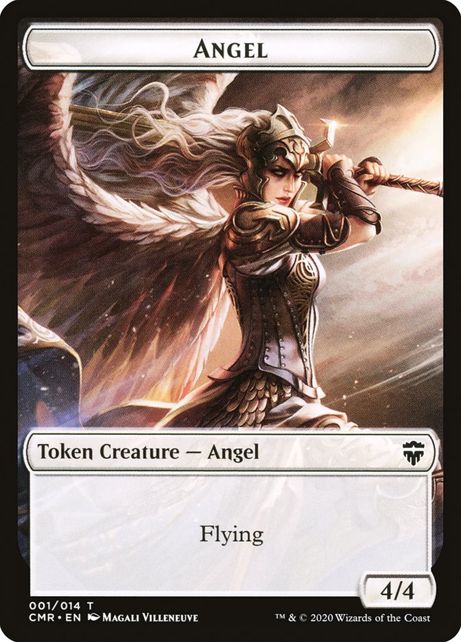 Angel // Soldier Token [Commander Legends Tokens] | Enigma On Main