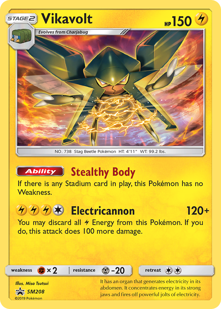 Vikavolt (SM208) [Sun & Moon: Black Star Promos] | Enigma On Main