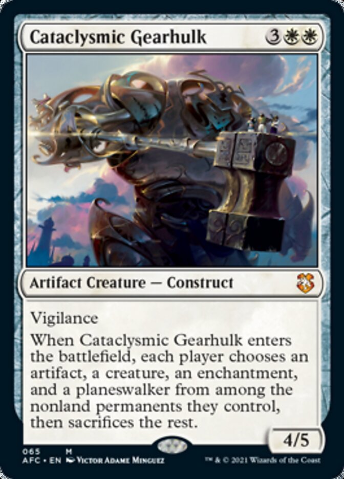 Cataclysmic Gearhulk [Dungeons & Dragons: Adventures in the Forgotten Realms Commander] | Enigma On Main