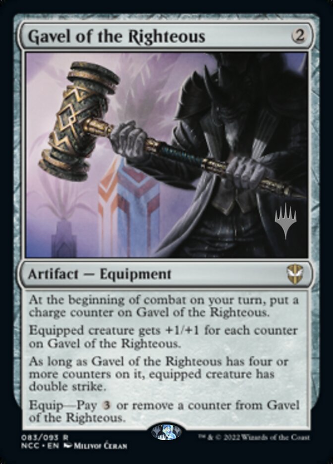 Gavel of the Righteous (Promo Pack) [Streets of New Capenna Commander Promos] | Enigma On Main