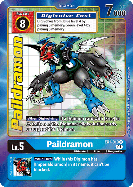 Paildramon [EX1-019] (Alternate Art) [Classic Collection] | Enigma On Main