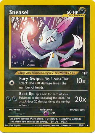 Sneasel (25/111) [Neo Genesis Unlimited] | Enigma On Main