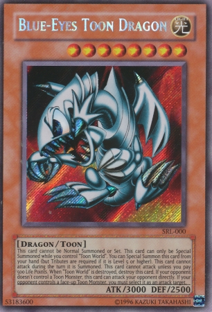 Blue-Eyes Toon Dragon [SRL-000] Secret Rare | Enigma On Main