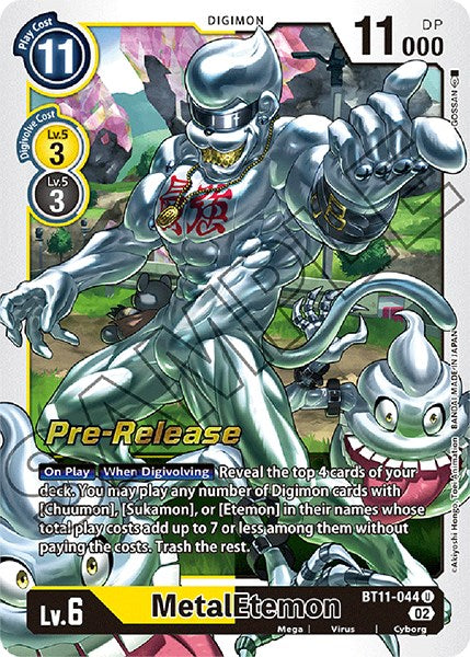 MetalEtemon [BT11-044] [Dimensional Phase Pre-Release Promos] | Enigma On Main