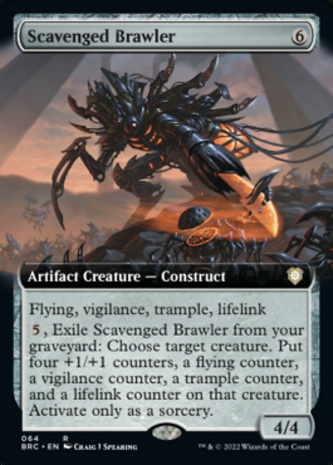 Scavenged Brawler (Extended Art) [The Brothers' War Commander] | Enigma On Main