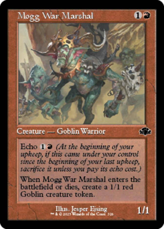 Mogg War Marshal (Retro) [Dominaria Remastered] | Enigma On Main