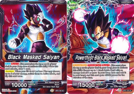 Black Masked Saiyan // Powerthirst Black Masked Saiyan (Giant Card) (BT5-105) [Oversized Cards] | Enigma On Main