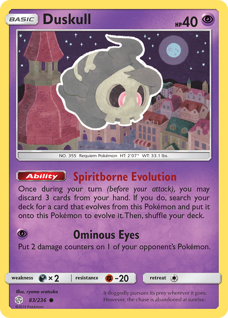 Duskull (83/236) [Sun & Moon: Cosmic Eclipse] | Enigma On Main