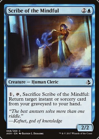 Scribe of the Mindful [Amonkhet] | Enigma On Main