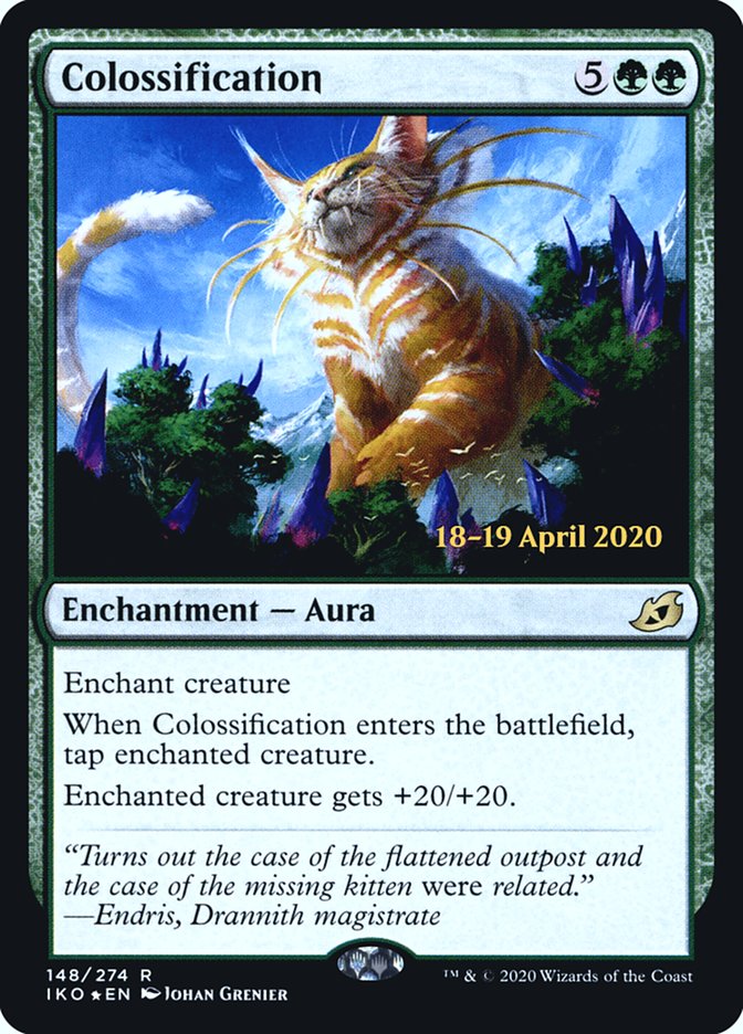 Colossification  [Ikoria: Lair of Behemoths Prerelease Promos] | Enigma On Main