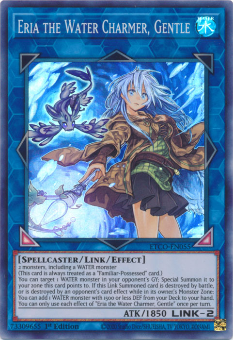 Eria the Water Charmer, Gentle [ETCO-EN055] Super Rare | Enigma On Main