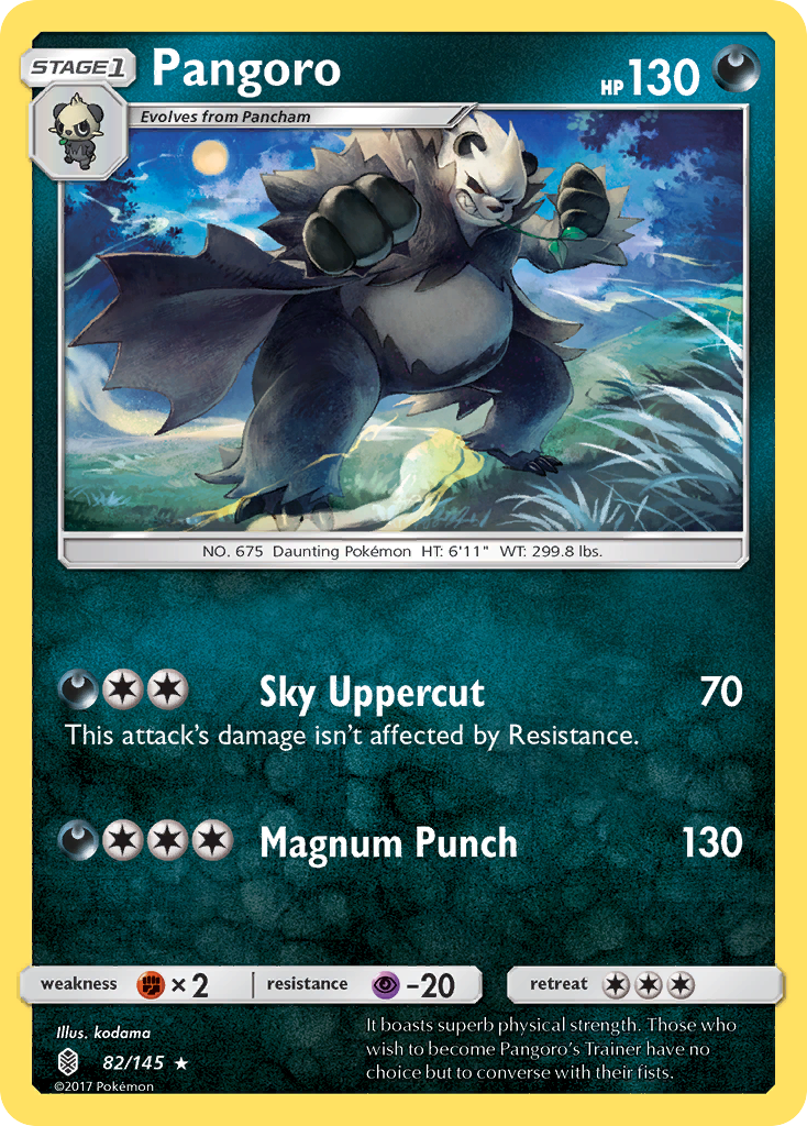 Pangoro (82/145) [Sun & Moon: Guardians Rising] | Enigma On Main