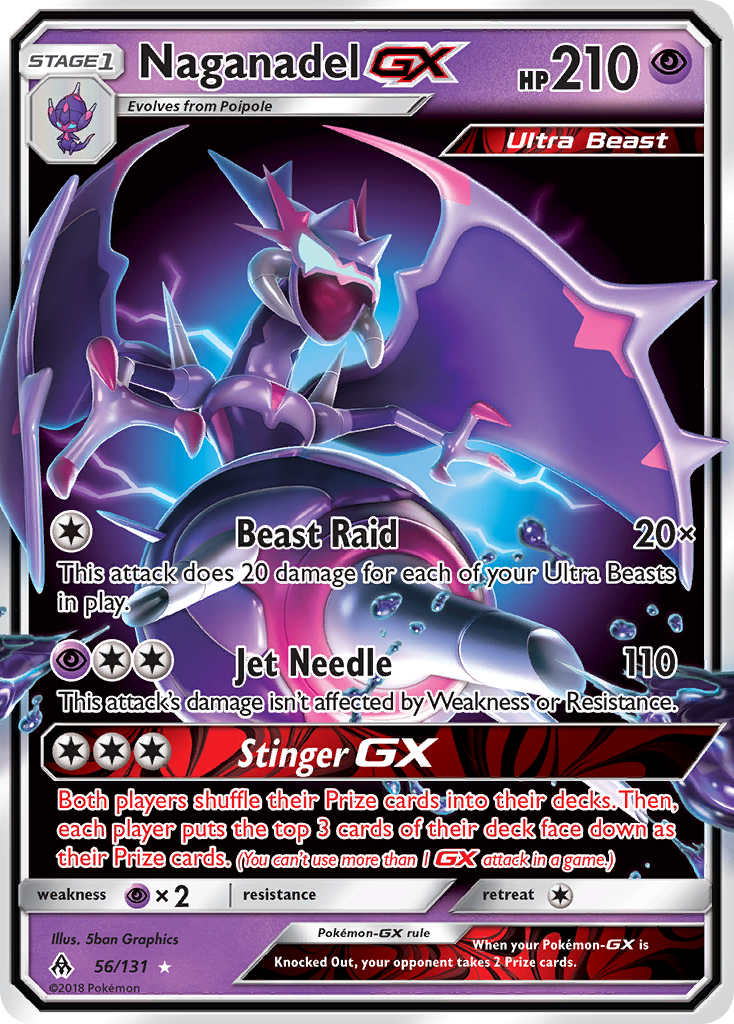 Naganadel GX (56/131) [Sun & Moon: Forbidden Light] | Enigma On Main