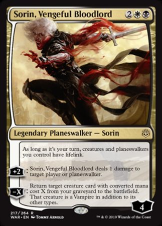 Sorin, Vengeful Bloodlord [War of the Spark] | Enigma On Main