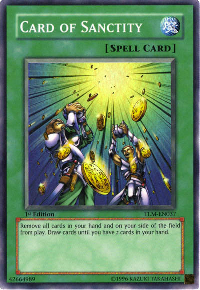 Card of Sanctity [TLM-EN037] Super Rare | Enigma On Main