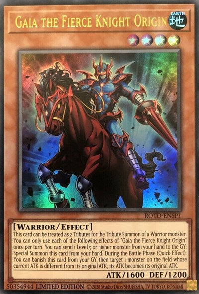 Gaia the Fierce Knight Origin [ROTD-ENSP1] Ultra Rare | Enigma On Main