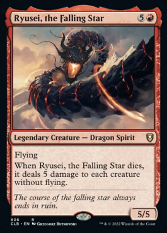 Ryusei, the Falling Star [Commander Legends: Battle for Baldur's Gate] | Enigma On Main