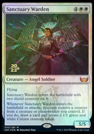 Sanctuary Warden [Streets of New Capenna Prerelease Promos] | Enigma On Main