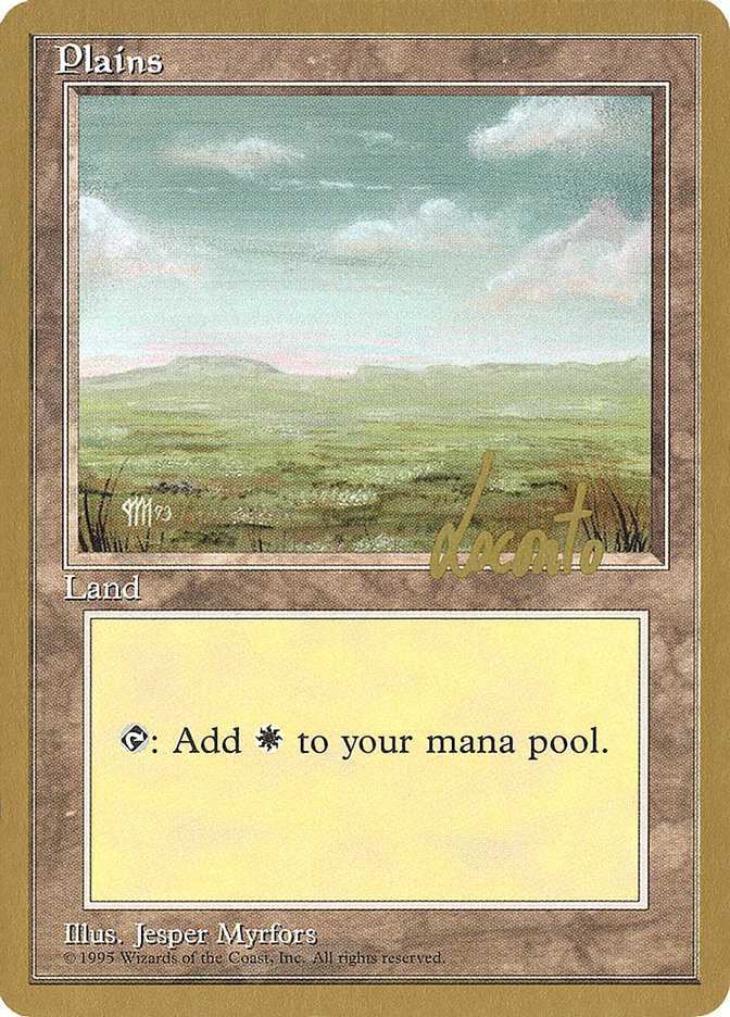 Plains (ml364) (Michael Loconto) [Pro Tour Collector Set] | Enigma On Main