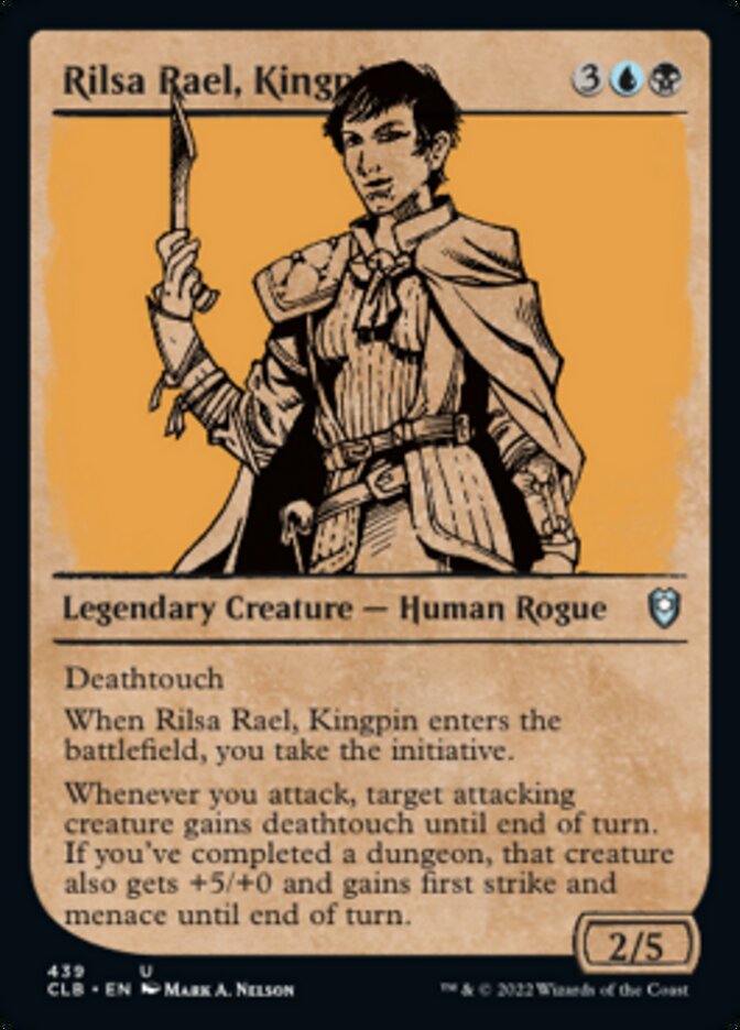 Rilsa Rael, Kingpin (Showcase) [Commander Legends: Battle for Baldur's Gate] | Enigma On Main