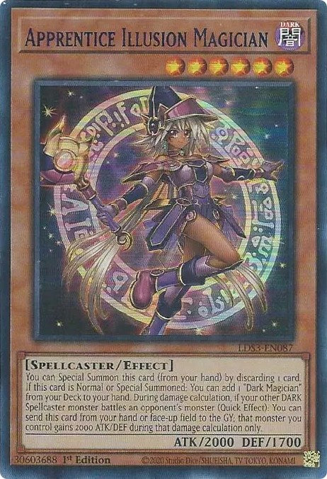 Apprentice Illusion Magician (Blue) [LDS3-EN087] Ultra Rare | Enigma On Main