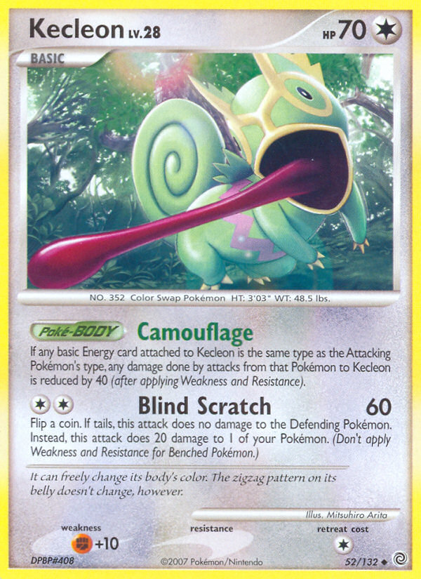 Kecleon (52/132) [Diamond & Pearl: Secret Wonders] | Enigma On Main