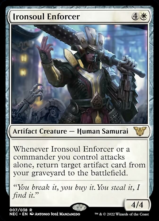 Ironsoul Enforcer [Kamigawa: Neon Dynasty Commander] | Enigma On Main