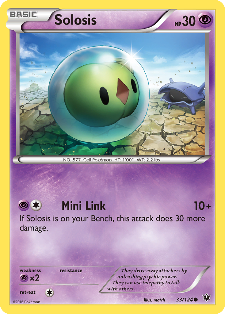 Solosis (33/124) [XY: Fates Collide] | Enigma On Main