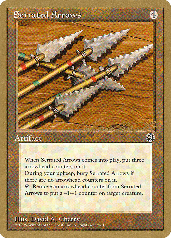 Serrated Arrows (Leon Lindback) [Pro Tour Collector Set] | Enigma On Main