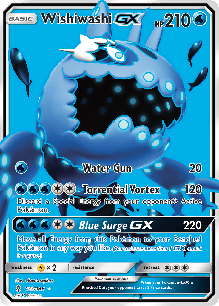 Wishiwashi GX (133/145) [Sun & Moon: Guardians Rising] | Enigma On Main