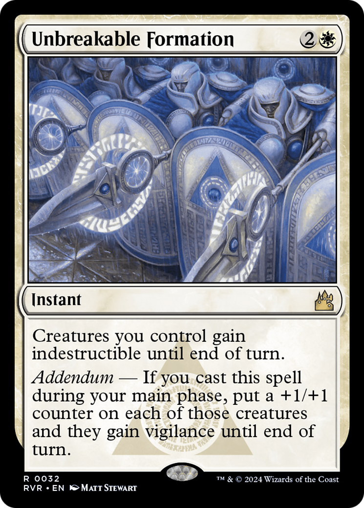 Unbreakable Formation [Ravnica Remastered] | Enigma On Main