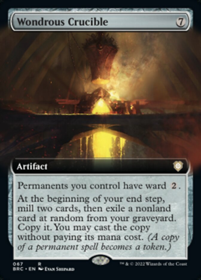 Wondrous Crucible (Extended Art) [The Brothers' War Commander] | Enigma On Main