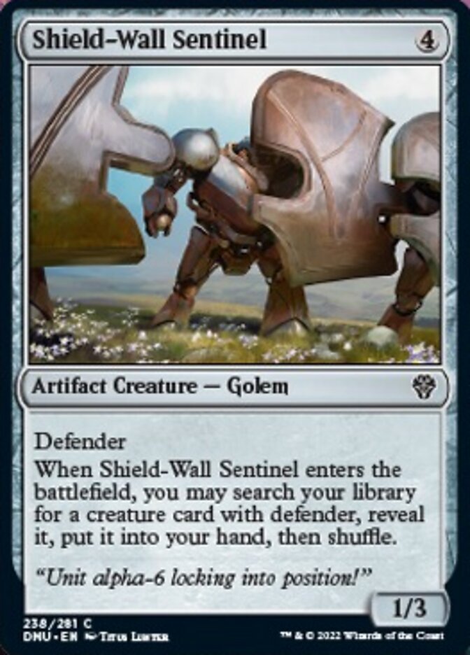 Shield-Wall Sentinel [Dominaria United] | Enigma On Main