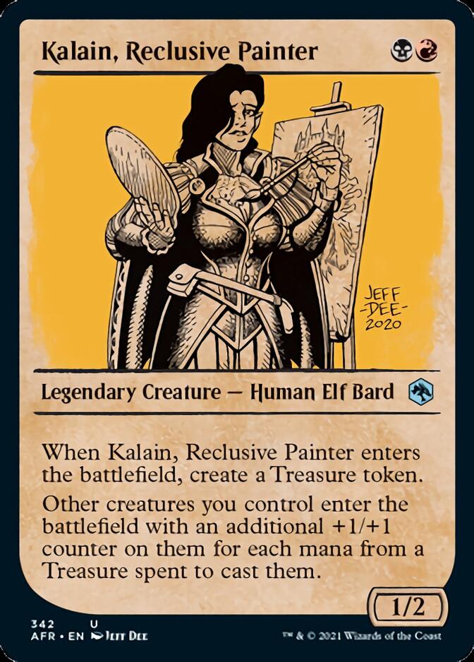 Kalain, Reclusive Painter (Showcase) [Dungeons & Dragons: Adventures in the Forgotten Realms] | Enigma On Main