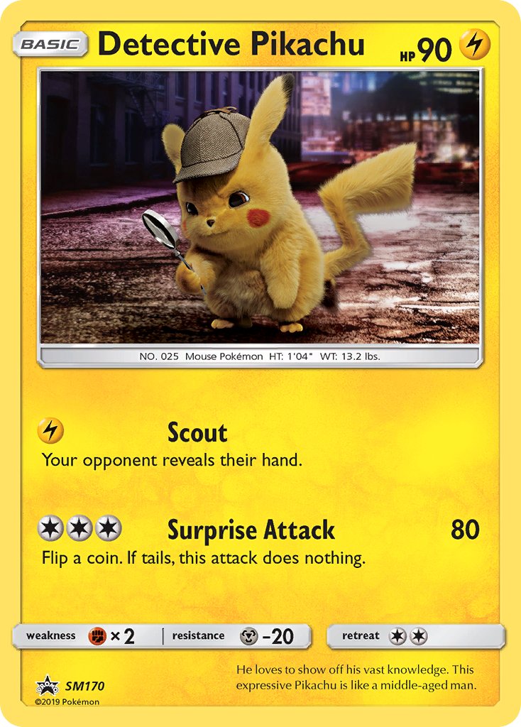 Detective Pikachu (SM170) [Sun & Moon: Black Star Promos] | Enigma On Main